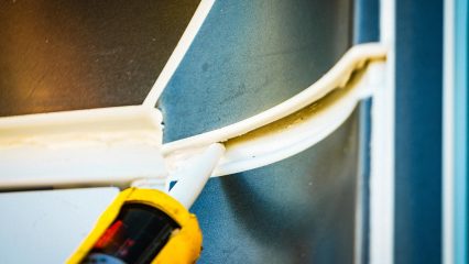 Winterizing rv with caulking gun – seasonal mobile rv prep by cavu rv